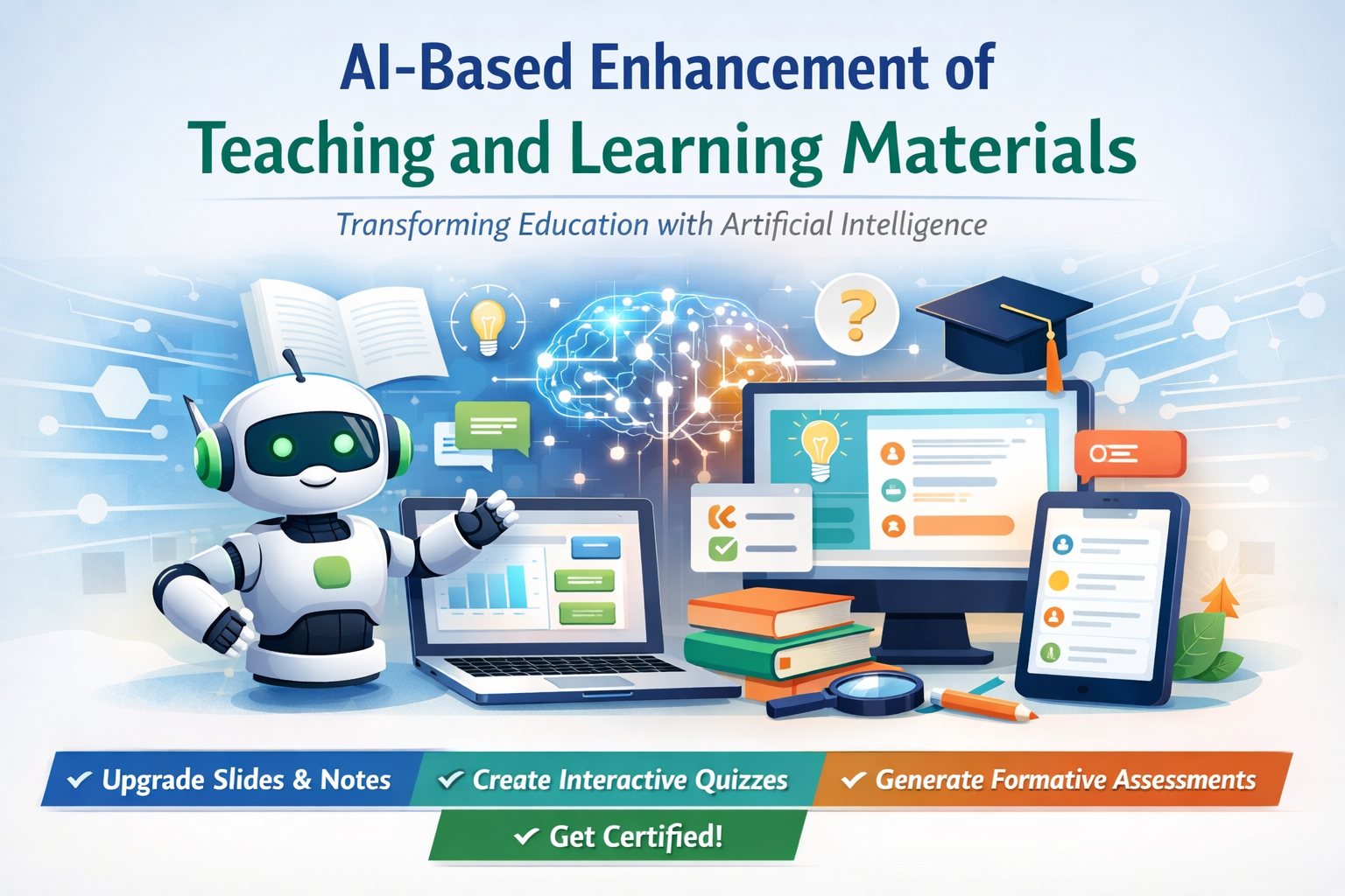 AI-Based Enhancement of Teaching and Learning Materials AI001